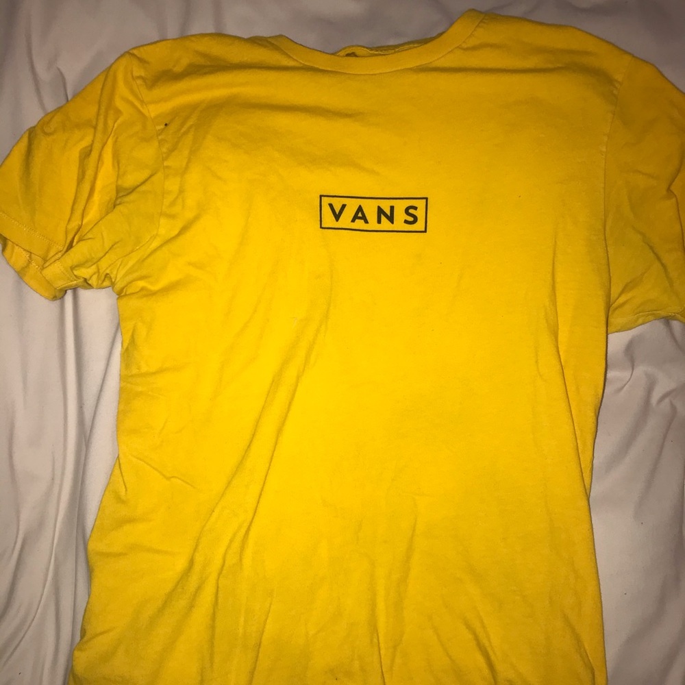 Gold vans tee